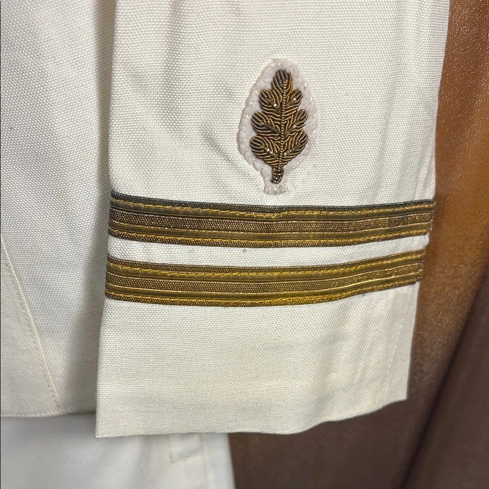 Vintage 60’s naval skirt dress whites Women's dinner A2‎